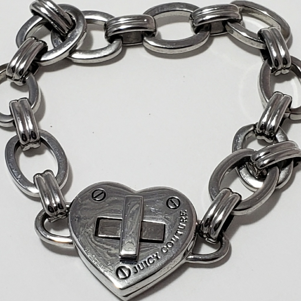 Juicy Couture Turn Lock Heart Bracelet